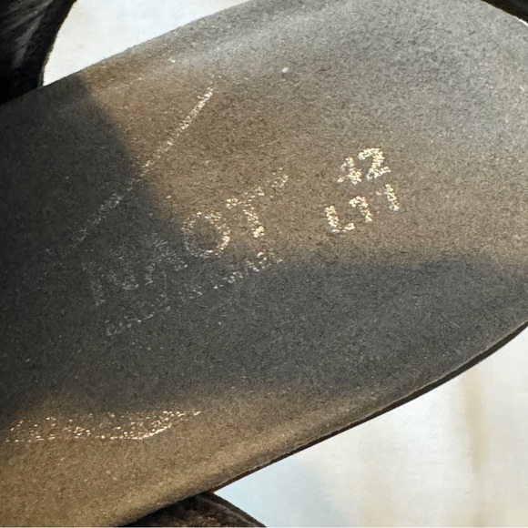 Naot 11 Favorite Peep Toe Bootie Shoes Sandals ~ Suede Adjustable Comfort - Picture 9 of 9